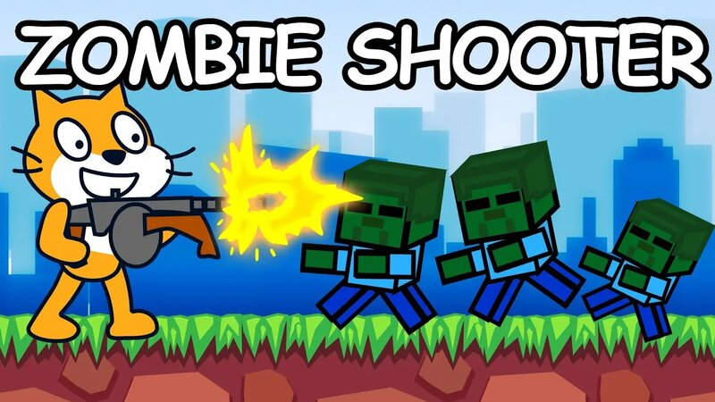 How To Make A Zombie Shooter Game in Scratch - Part 1 - Смотреть онлайн ...