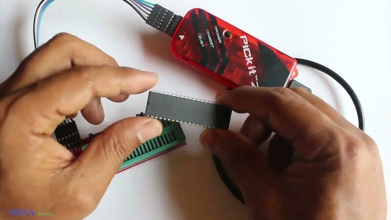 How to load a hex code in a Microcontroller use PICKit 2 - Yandex Video ...