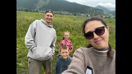 Кемпинг с двумя детьми на Алтае. Село Акташ( Республика Алтай)