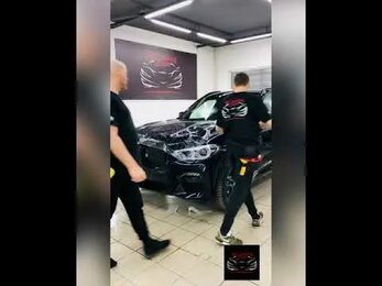 BMW X3 оклейка зон риска и комплексный детейлинг