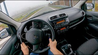 NEW Mitsubishi Space Star (1.2 80 HP) 2021| POV Test Drive #628 Joe Black