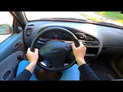 1999 Ford Fiesta Style - pov test drive - old car driving