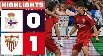 Депортиво - Севилья. Обзор Матча. RC Deportivo - Sevilla FC. Laliga EA Sports. — Вид...
