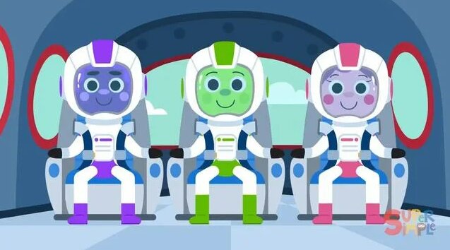 We're Going On A Rocket Ship _ Kids Space Travel Song _ Super Simple ...