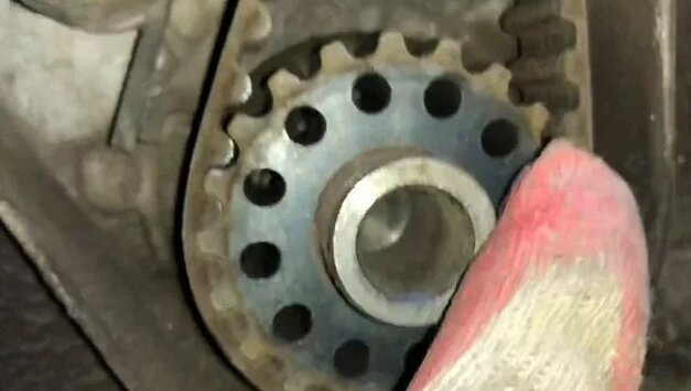 Как правильно выставить метки ремня грм Hyundai Accent