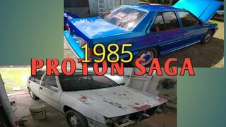 Proton saga 1985 DIY painting