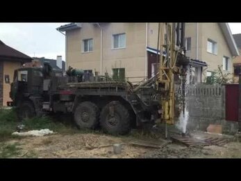 Прокачка скважины на воду компрессором