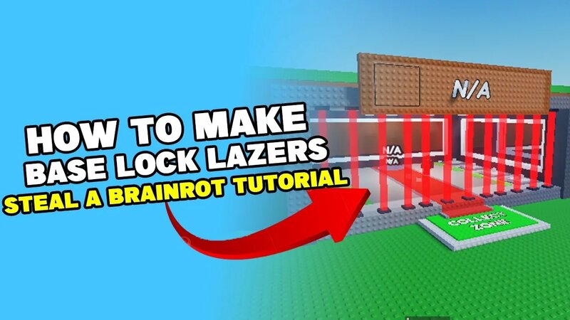 How To Make Base Lock Lazers In Roblox Studio (Steal A Brainrot Kit ...