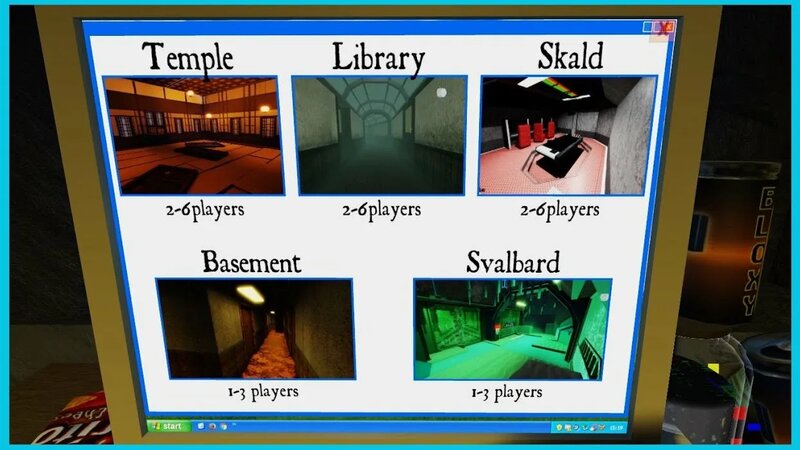 Roblox Escape ROOM Multiplayer ALL MAPS Tutorials Basement, Svalbard ...