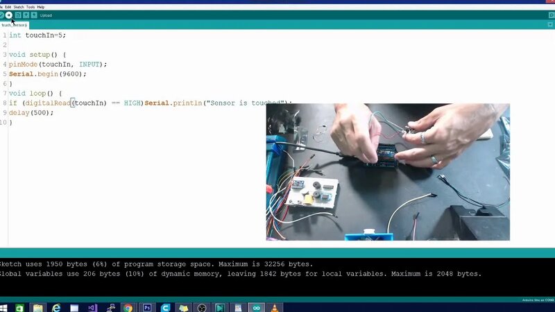 HW 502 Touch Sensor Module Arduino for beginners Sensors - Смотреть ...