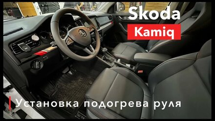 Skoda Kamiq Установка подогрева руля