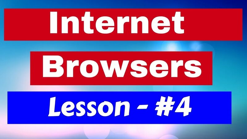 Internet Basics for Beginners -Internet Browsers lesson 04 - Смотреть ...