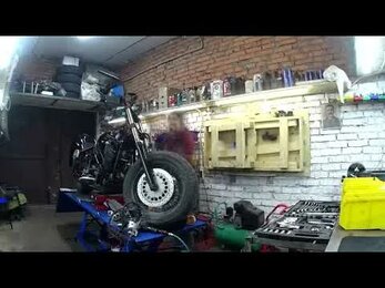 Yamaha Dragstar1100, краткая версия сборки)