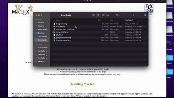 How to download and install TexStudio and MacTex on MacBook. - Смотреть ...