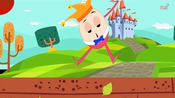 Humpty Dumpty Sat On A Wall | Nursery Rhymes | Kids Songs | 3D Rhymes ...