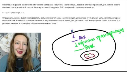 Задача биосинтез белка у вирусов