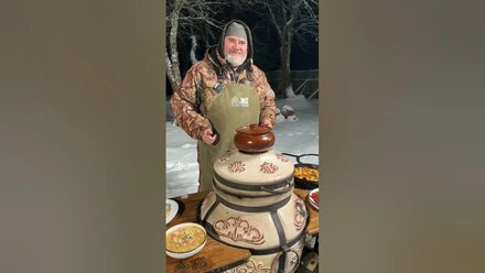 ПРИГОТОВИЛ ЧЕТЫРЕ БЛЮДА НА ДВУХ ТАНДЫРАХ #еда #шефповар #тандыр