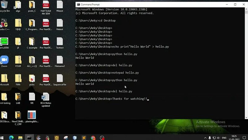 Create File with Command Line (cmd) on Windows OS - Yandex Video ...