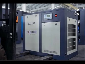 Как устроен винтовой компрессор EXELUTE EXD 75 8