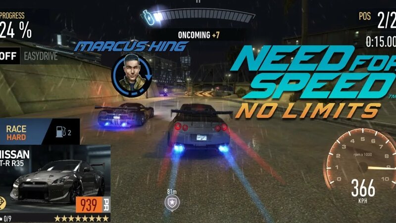 Need for Speed No Limits Final Boss Race Marcus King VS Nissan GT-R R35 ...