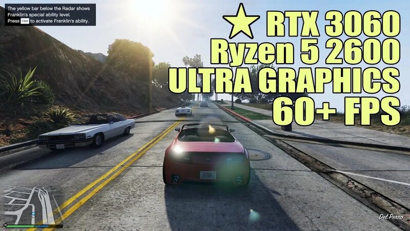 GTA 5 Ultra Graphics Gameplay on RTX 3060 12GB, AMD Ryzen 5 2600 ...