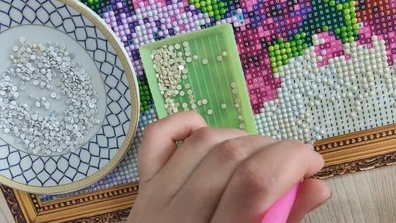 Алмазная мозаика Цветные одуванчики 20x20 см. - купить в интернет-магазине по ни