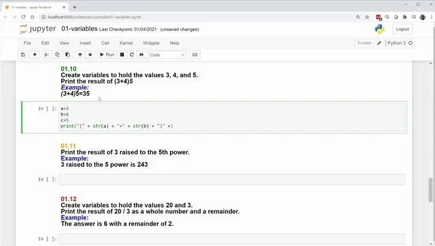 #Python #Variables #PythonPractice Python Practice Problems - 01 ...