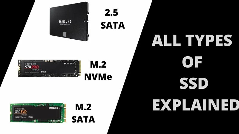 M.2 NVMe Vs M.2 SATA Vs 2.5 SATA || All types of SSD - Смотреть онлайн ...