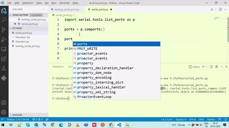 List com ports in Python | Windows com port | pyserial - Смотреть ...