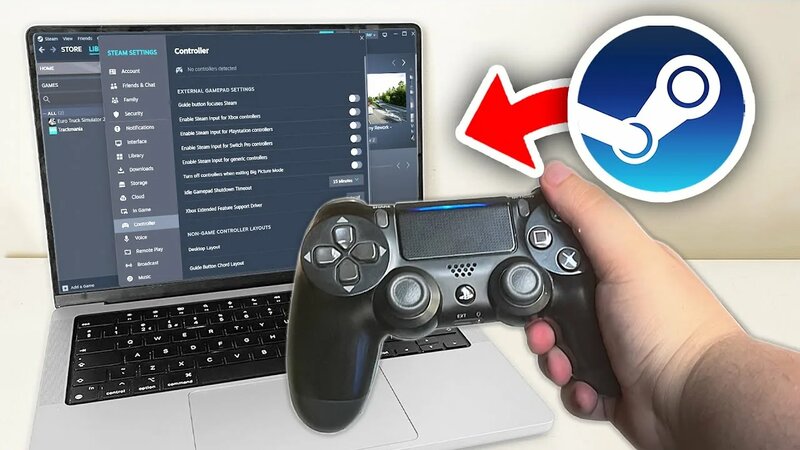 How To Connect PS4 Controller To Steam - Full Guide - Yandex Video ...