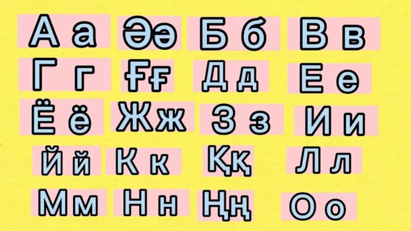 Әліппе! Казахский алфавит! Kazakh Alphabet - Смотреть онлайн в поиске ...