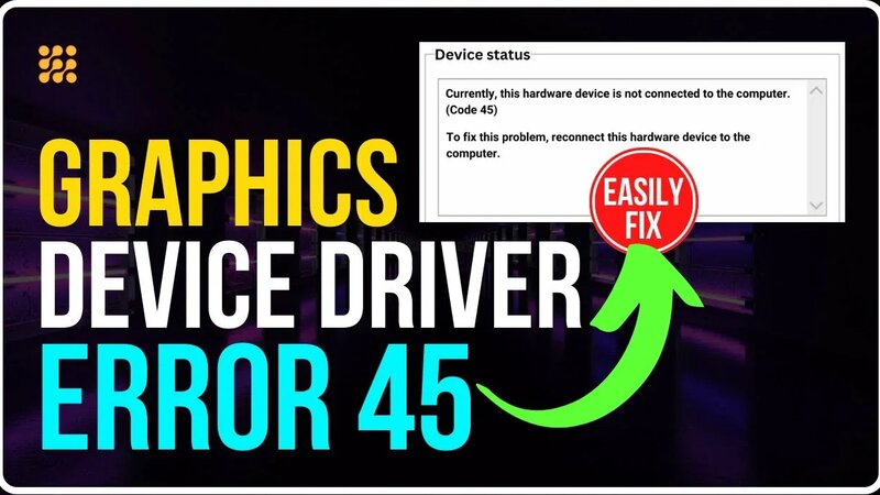 How to Fix Nvidia Graphics Card Not Detected Error 45? - Смотреть ...