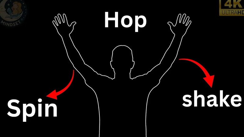 immersive interactive Warm-up/ viral interactive / Hop, shake and spin ...