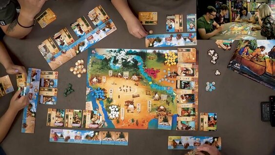 Настольная игра Льюис и Кларк играем в колодостроительную игру гонку — Видео от Твой Игр...