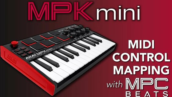 Akai Pro MPK Mini MK3 | Hardware Setup & Control Mapping in MPC Beats ...