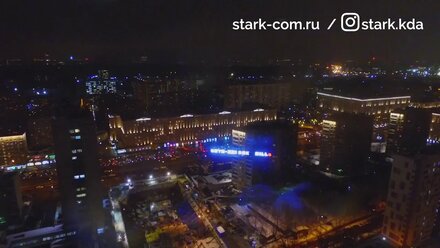 Реклама на башенном кране. Апартаменты HILL8 г. Москва, м. Алексеевская
