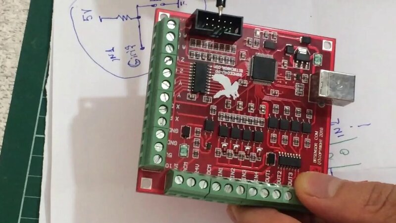 Mach3 CNC kontrol kartı 3 .bölüm (RnR Motion Card) / Giriş bağlantısı ...
