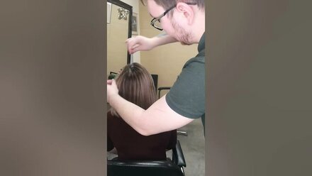сложное окрашивание через начес