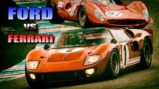 ФОРД против Феррари - Реальная История FORD GT40 на Ле Мане 24