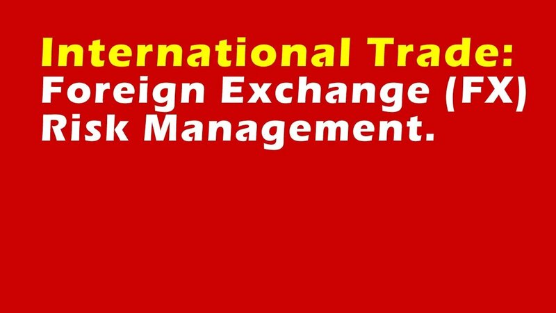 International Trade: Foreign Exchange (FX) Risk Management. - Yandex ...