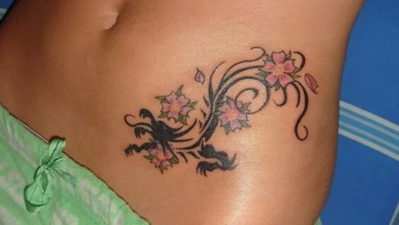 Тату в паху для девушек эскизы
