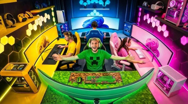 [Dantic] Я построил идеальную игровую комнату «QUAD»! (2160p) — Видео ...