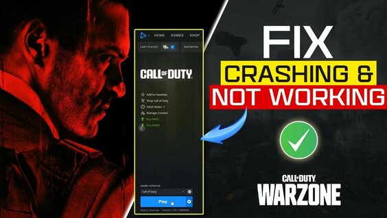 How to Fix Warzone Keeps Crashing on PC | Call of Duty Not Opening ...