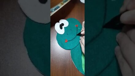 ВЕСЁЛОЕ РУКОДЕЛИЕ. Лягушонок органайзер