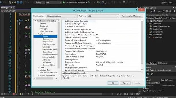 Setup OpenGL in Visual Studio 2022 for C/C++ Development - Смотреть ...