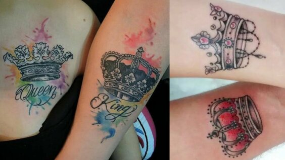 Crown Tattoo: Queens and Kings - Queen & King 👸🤴👑 【O Melhor de