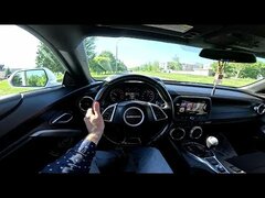 2018 chevrolet camaro POV test drive