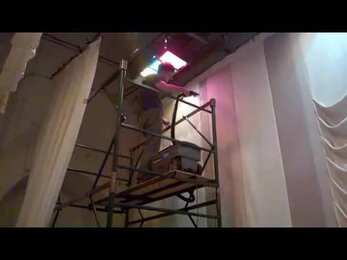 Чистка штор и портьер без съема на весу