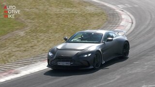 2022 aston martin V12 vantage continuous testing at the nürburgring