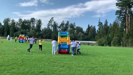 Надувное Беличье колесо в аренду